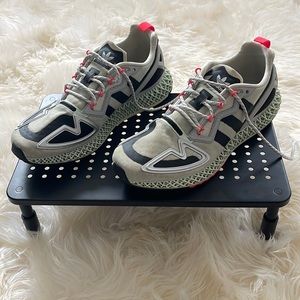 Men's Adidas Originals ZX 2K 4D - Green/Gray Size: 8.5